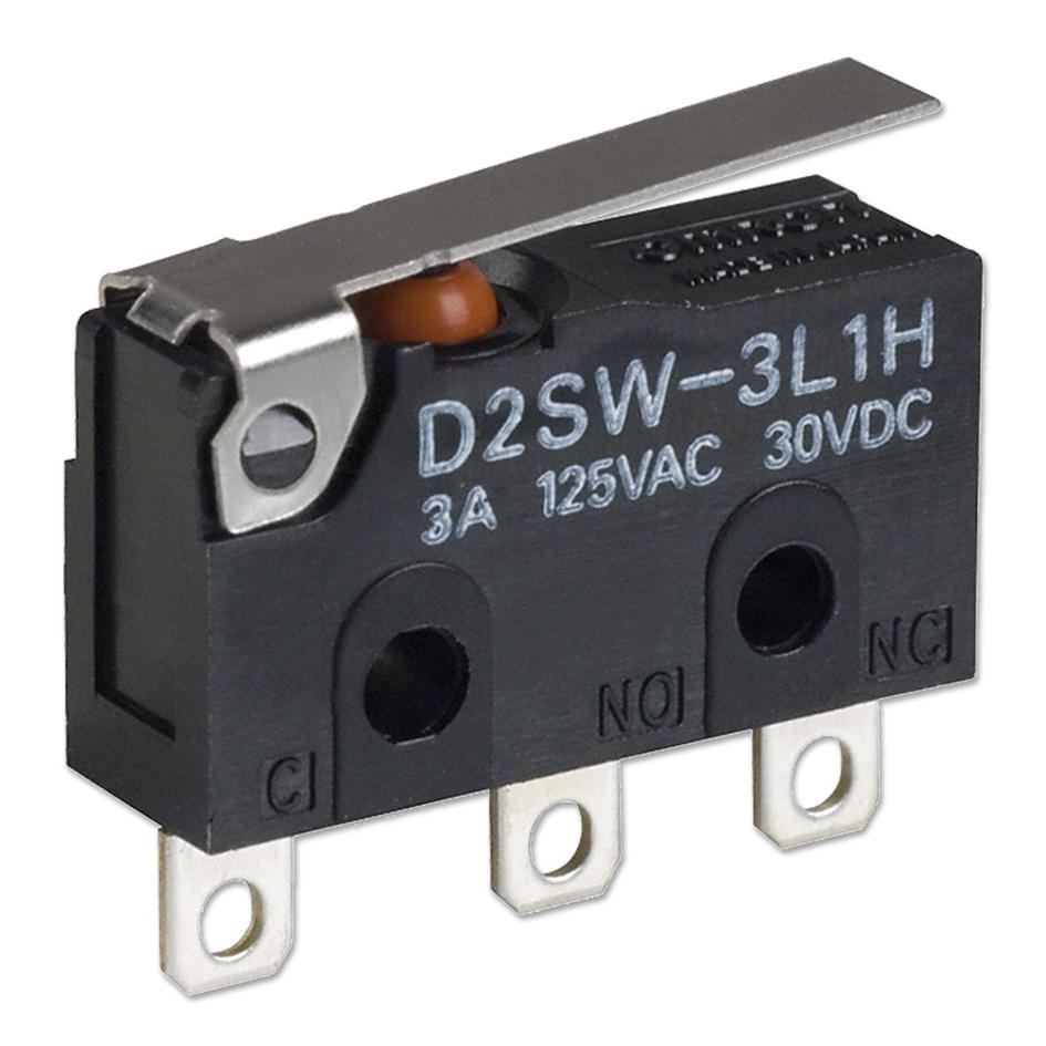 OMRON ELECTRONIC COMPONENTS D2SW-3L1D Microinterruptores De Acción Rápida