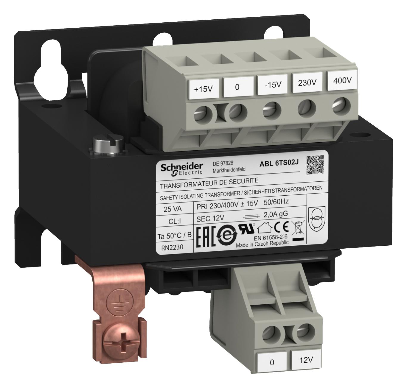 SCHNEIDER ELECTRIC ABL6TS02J Transformadores De Tensión