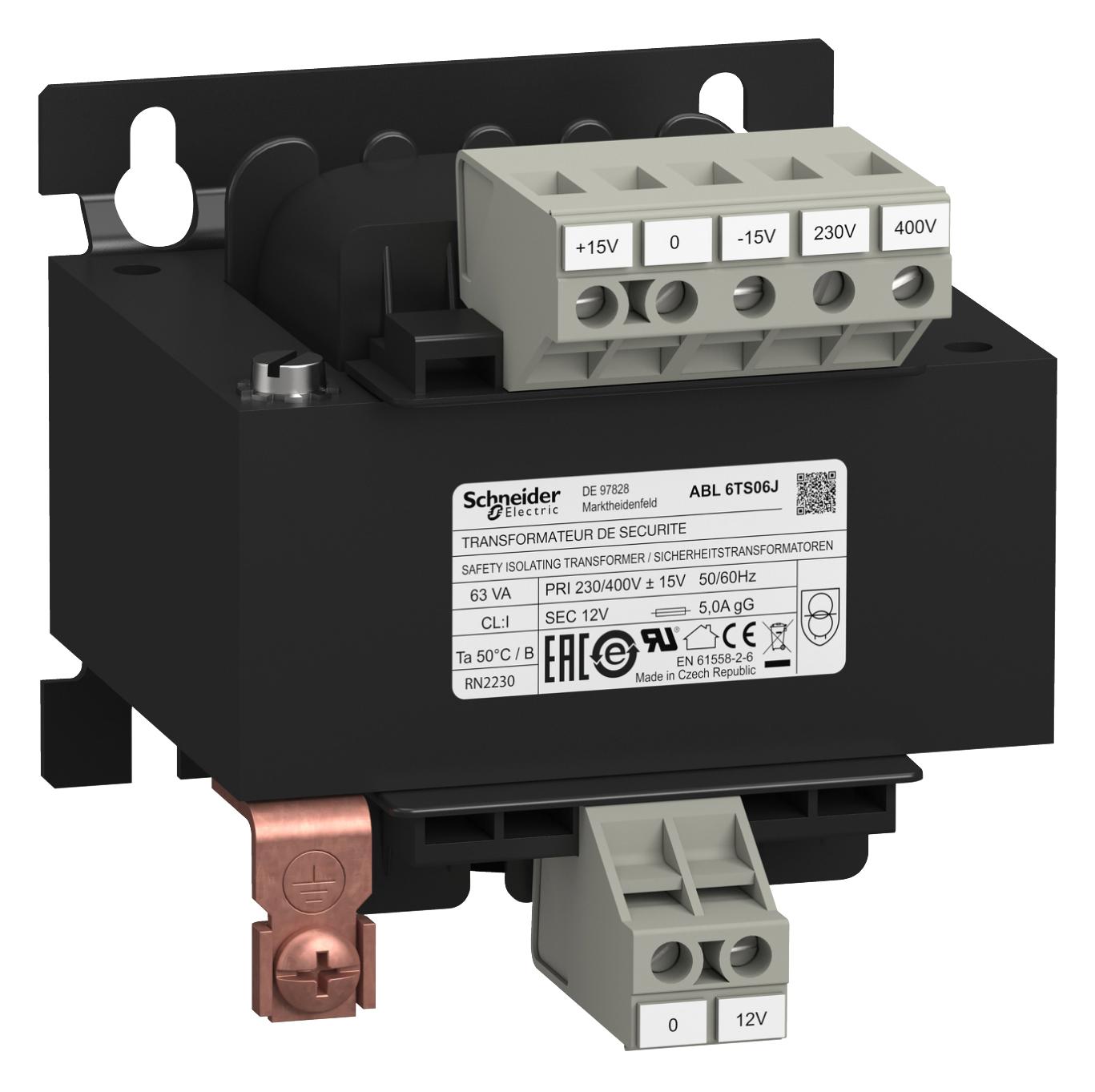 SCHNEIDER ELECTRIC ABL6TS06J Transformadores De Tensión