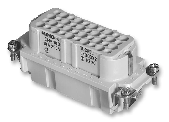 AMPHENOL SINE/TUCHEL C146 10B040 000 2 Insertos / Módulos Para Conectores De Diseño Robusto