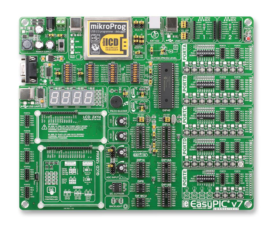 MIKROELEKTRONIKA MIKROE-798 Kits De Desarrollo Integrado - DSPIC / PIC