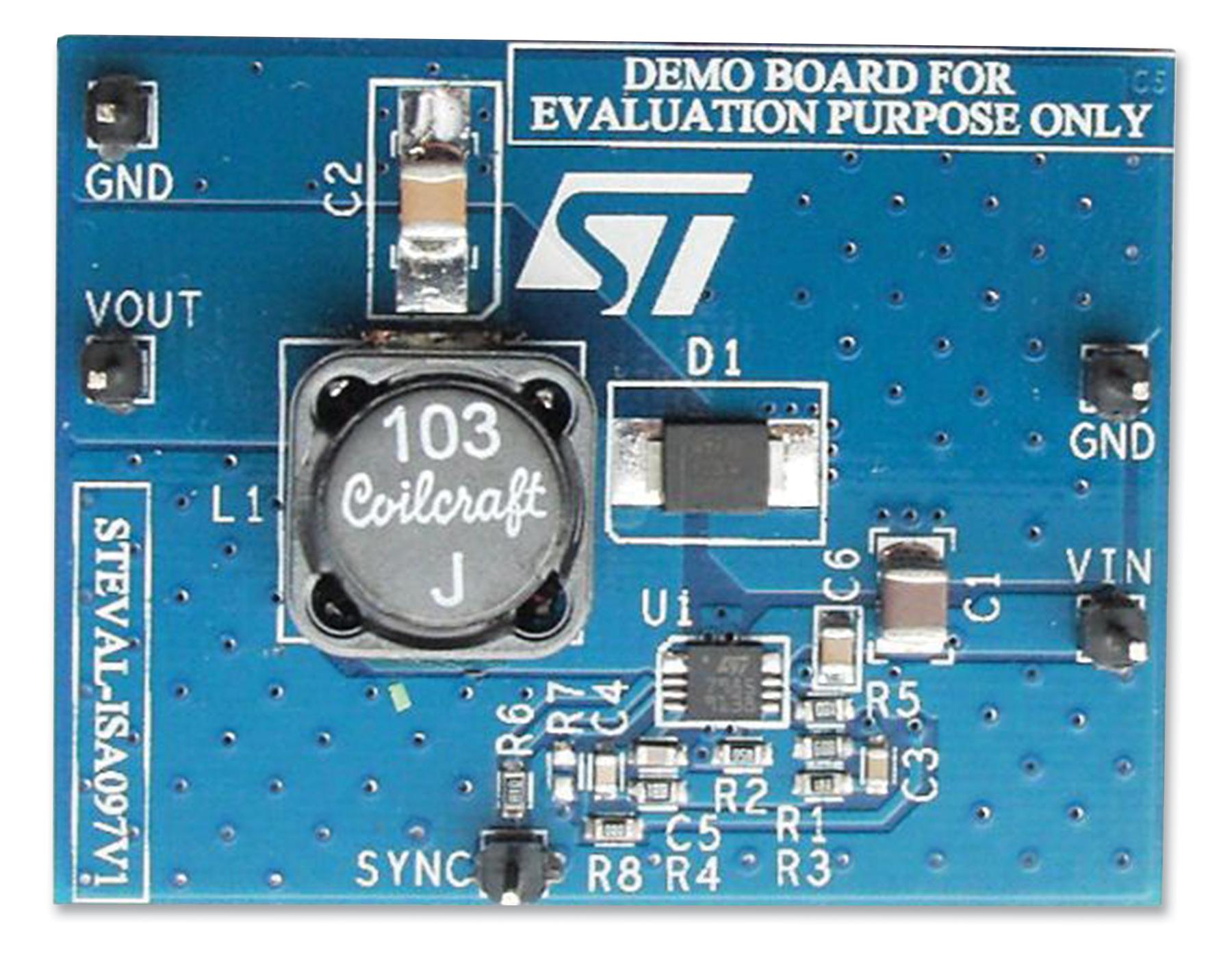 STMICROELECTRONICS STEVAL-ISA097V1 Kits De Desarrollo Para Gestión De Alimentación - DC / DC