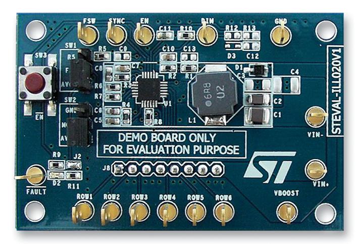 STMICROELECTRONICS STEVAL-ILL020V1 Kits De Desarrollo De Iluminación Y LED