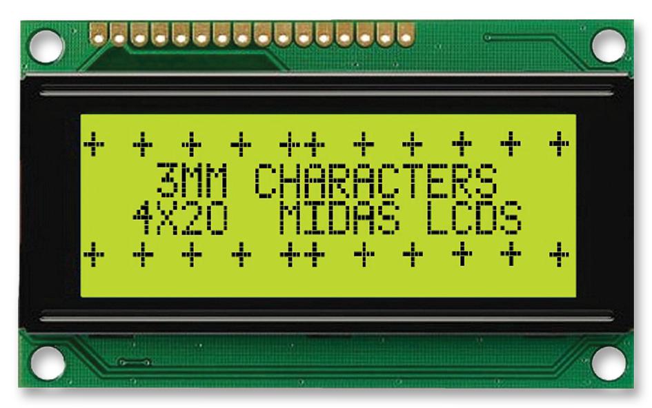 MIDAS DISPLAYS MC42004A6WK-SPTLY-V2 Pantallas LCD Alfanuméricas