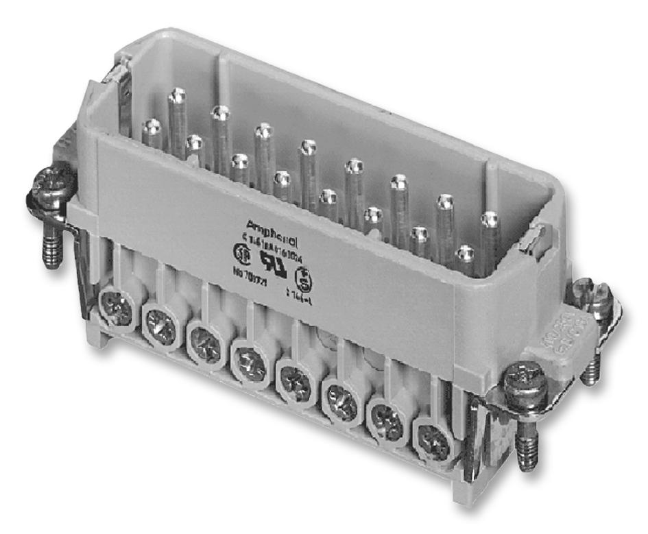 AMPHENOL SINE/TUCHEL C146 10A016 102 4 Insertos / Módulos Para Conectores De Diseño Robusto