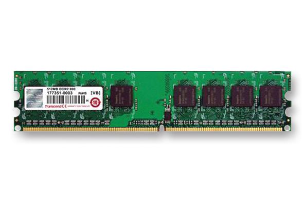 Transcend 2 GB DDR2 Desktop RAM, 800MHz, DIMM, 1.8V