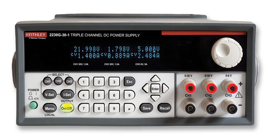 Keithley  Alimentation de laboratoire, 0 → 30V, 1.5A, 3 sorties 450VA