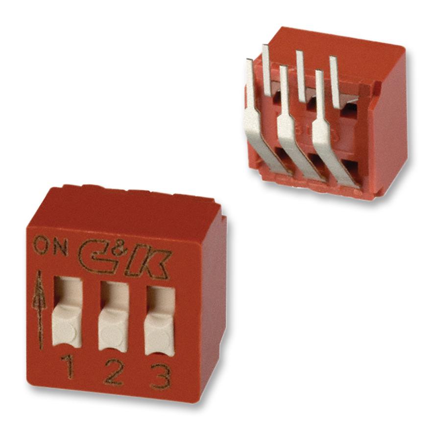 C&K COMPONENTS BD03AV Interruptores DIP Y SIP