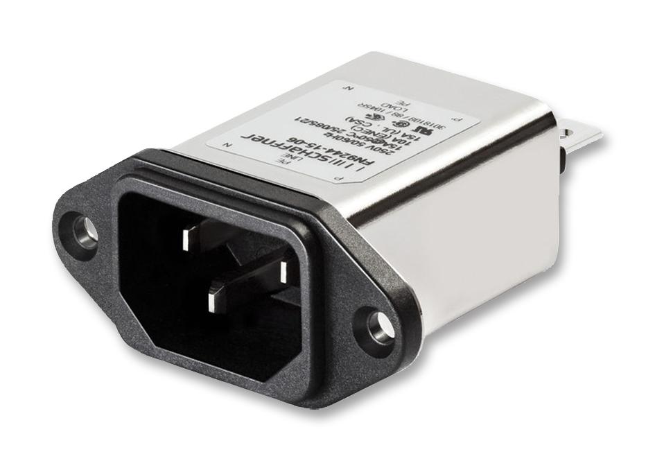 SCHAFFNER - TE CONNECTIVITY FN9244R-8-06 Módulos De Entrada De Alimentación IEC Con Filtro