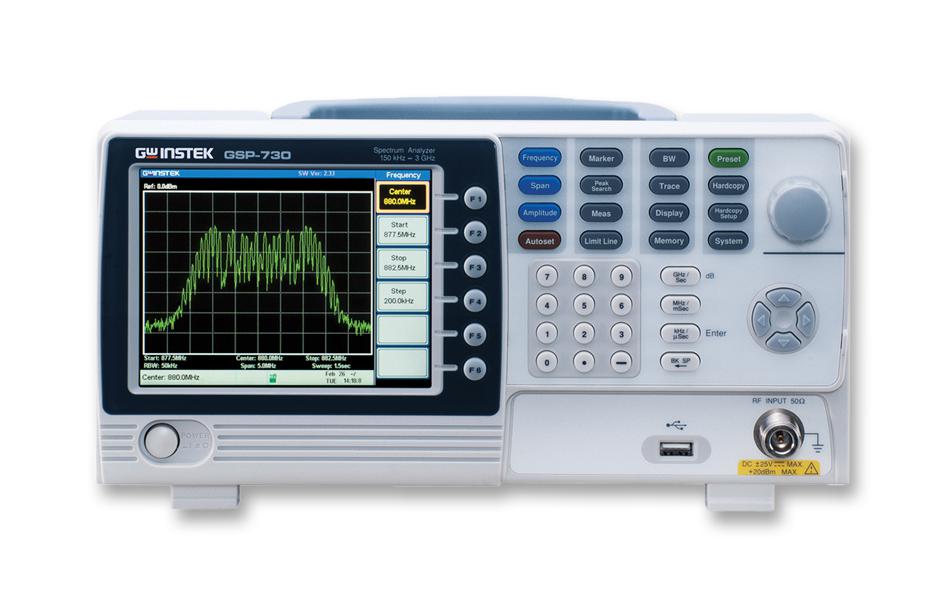 GW INSTEK GSP-730 Analizadores De Espectro