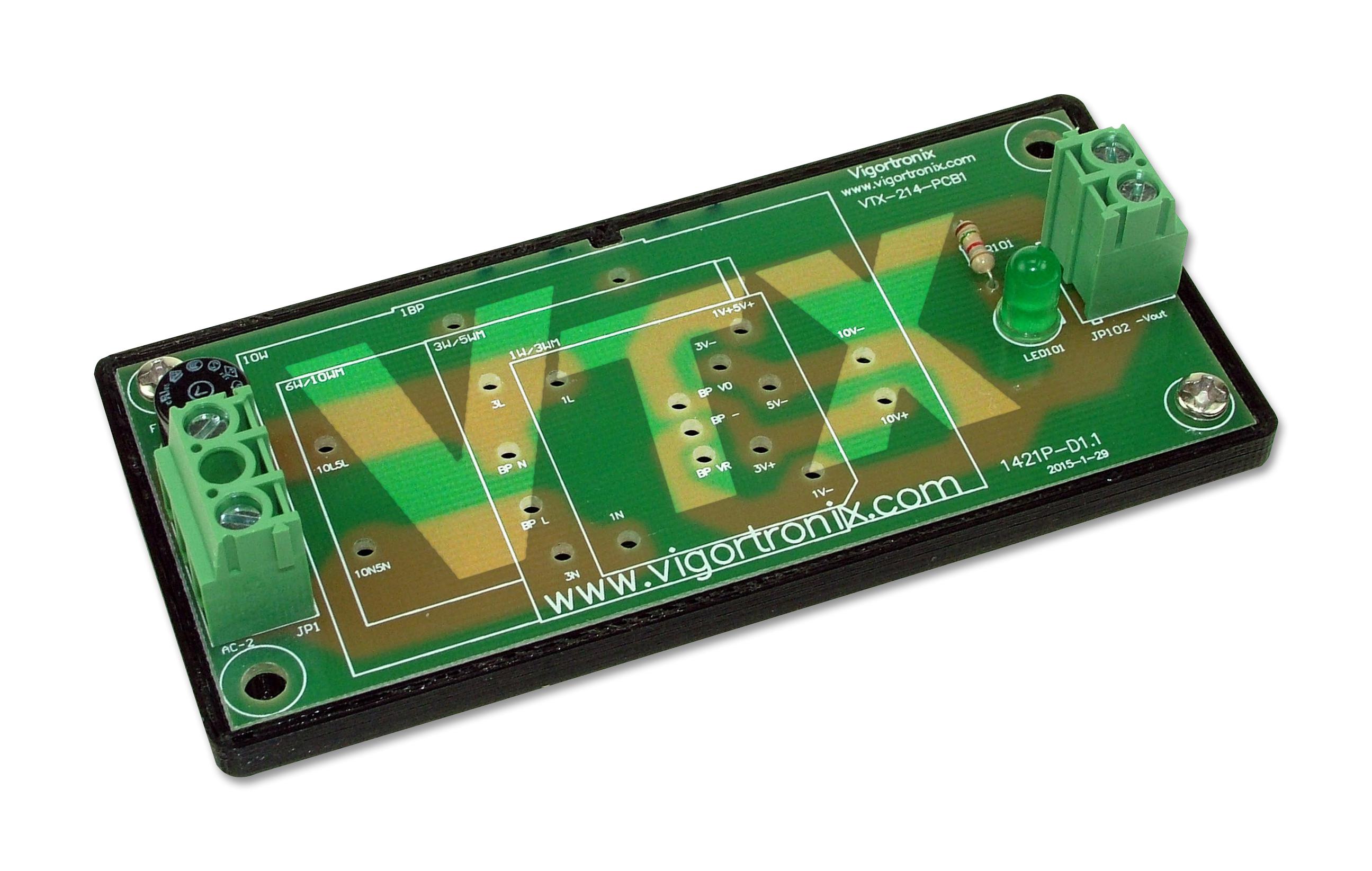 VIGORTRONIX VTX-214-PCB1 Accesorios Para Fuentes De Alimentación