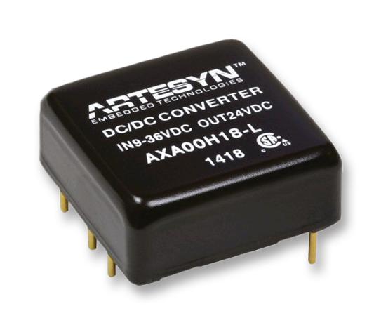 ARTESYN EMBEDDED TECHNOLOGIES AXA01B18-L Convertidores DC / DC Aislados De Montaje Pasante