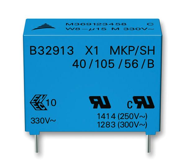 EPCOS B32913A3334M189 Condensadores Para Supresión De Ruido Y Seguridad