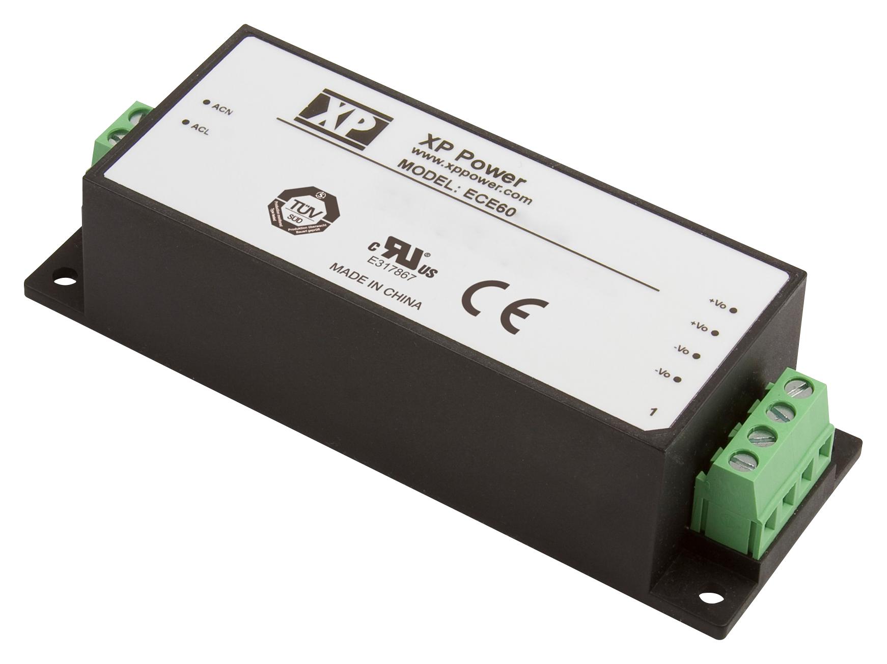 XP POWER ECE60US03-SD Convertidores De Montaje En Carril DIN (AC / DC)