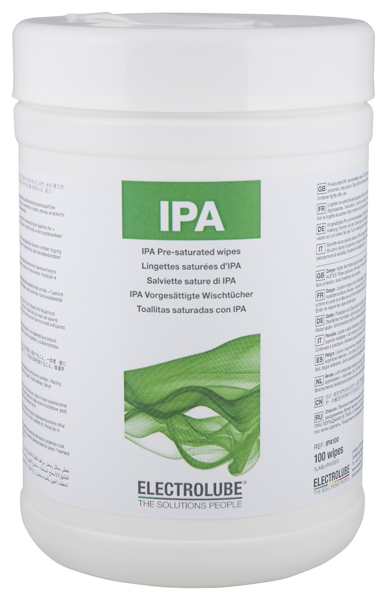 ELECTROLUBE IPA100 Toallitas