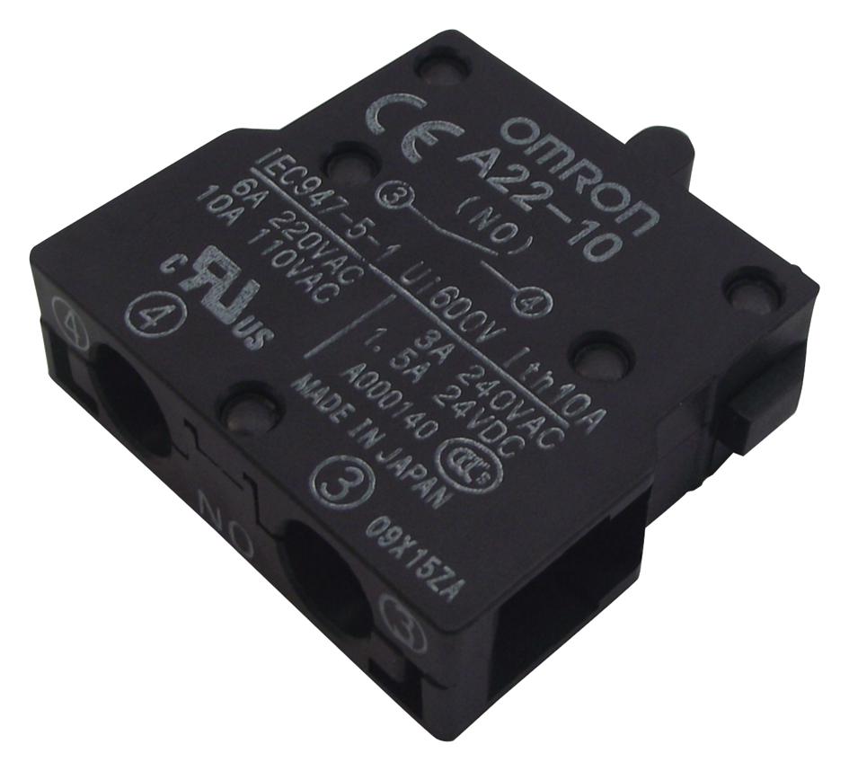 OMRON INDUSTRIAL AUTOMATION A2210 Bloques De Contactos Para Interruptores