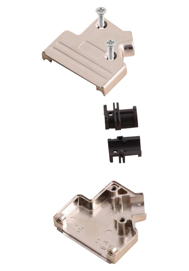 MH CONNECTORS MHDVSL25-K Carcasas Traseras Para Conectores Sub-D