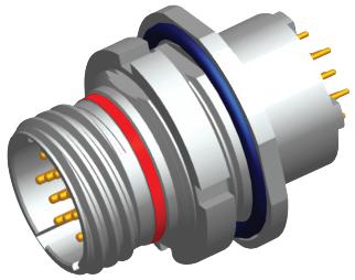 AMPHENOL AEROSPACE 2M801-009-07ZNU16-12SA Conectores Circulares Con Especificación Equivalente A Militar