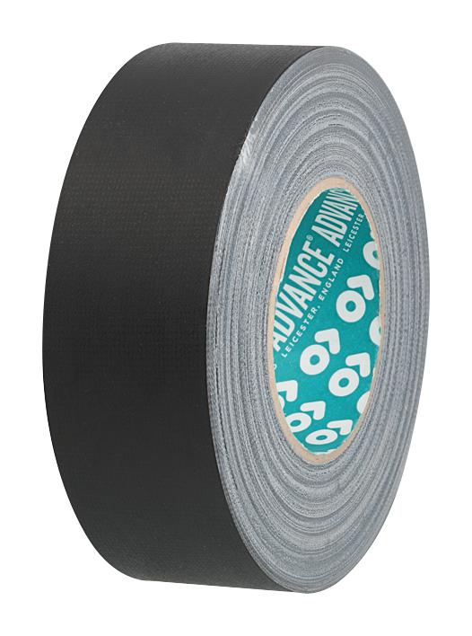 ADVANCE TAPES AT159 BLACK 50M X 50MM Cinta Adhesiva/Conductos/Tela