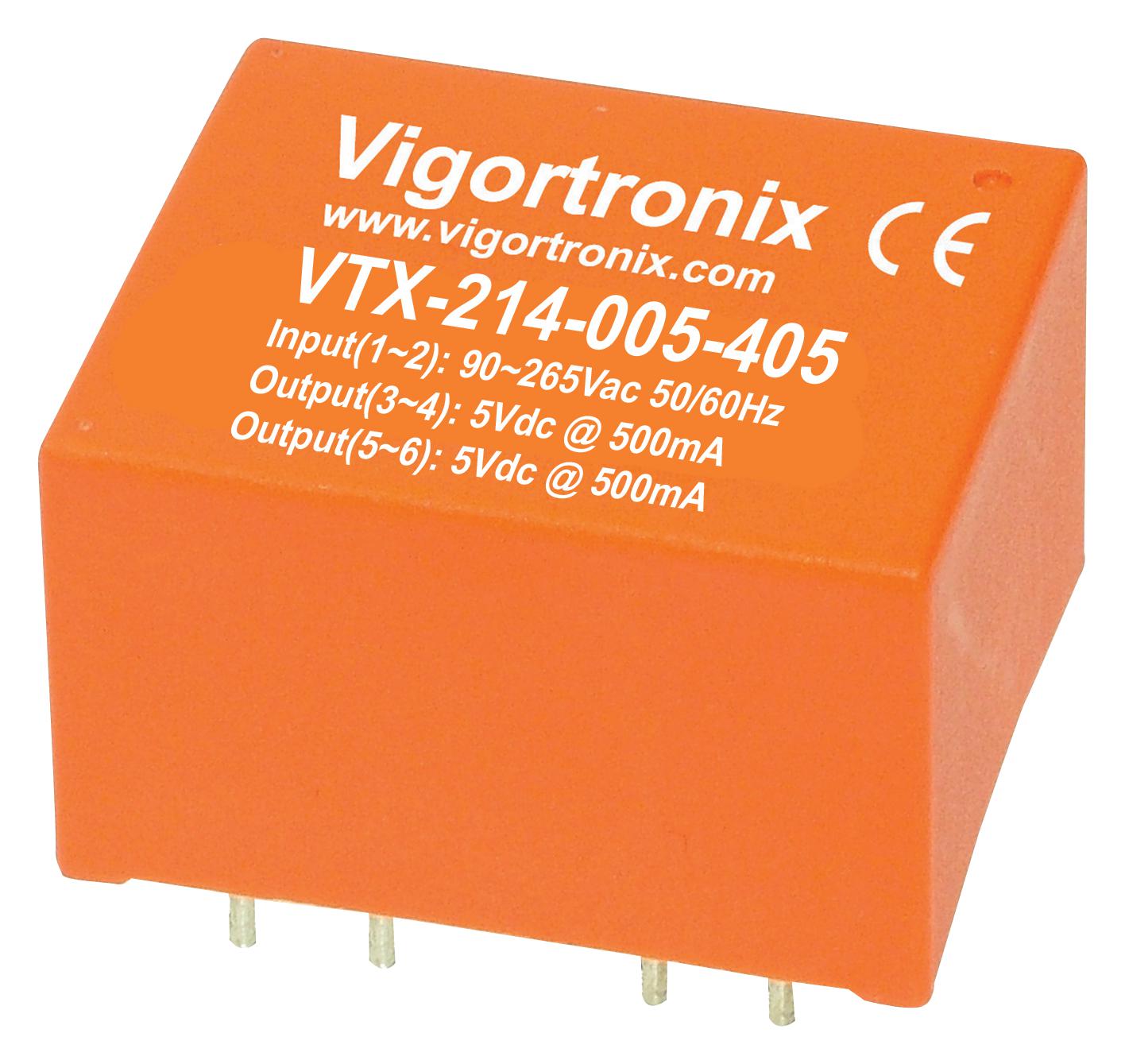 VIGORTRONIX VTX-214-005-405 Convertidores De Montaje En PCB (AC / DC)