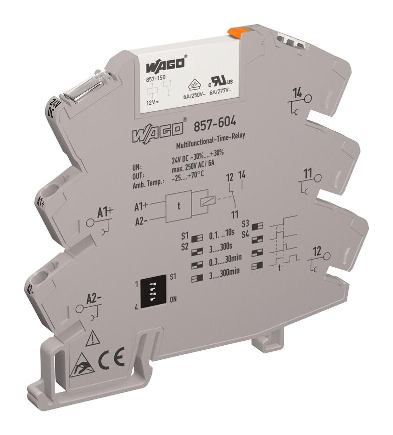 WAGO 857-604 Relés Electromecánicos De Retardo De Tiempo