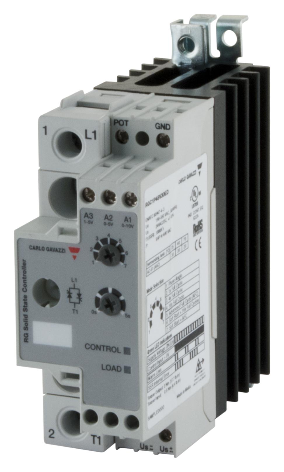 CARLO GAVAZZI RGC1P23V30ED Contactores De Estado Sólido