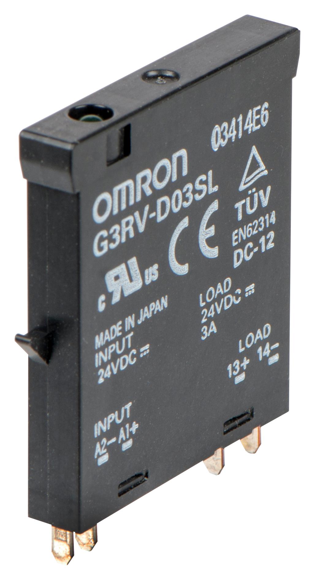 OMRON INDUSTRIAL AUTOMATION G3RV-D03SL  DC24 Relés De Estado Sólido