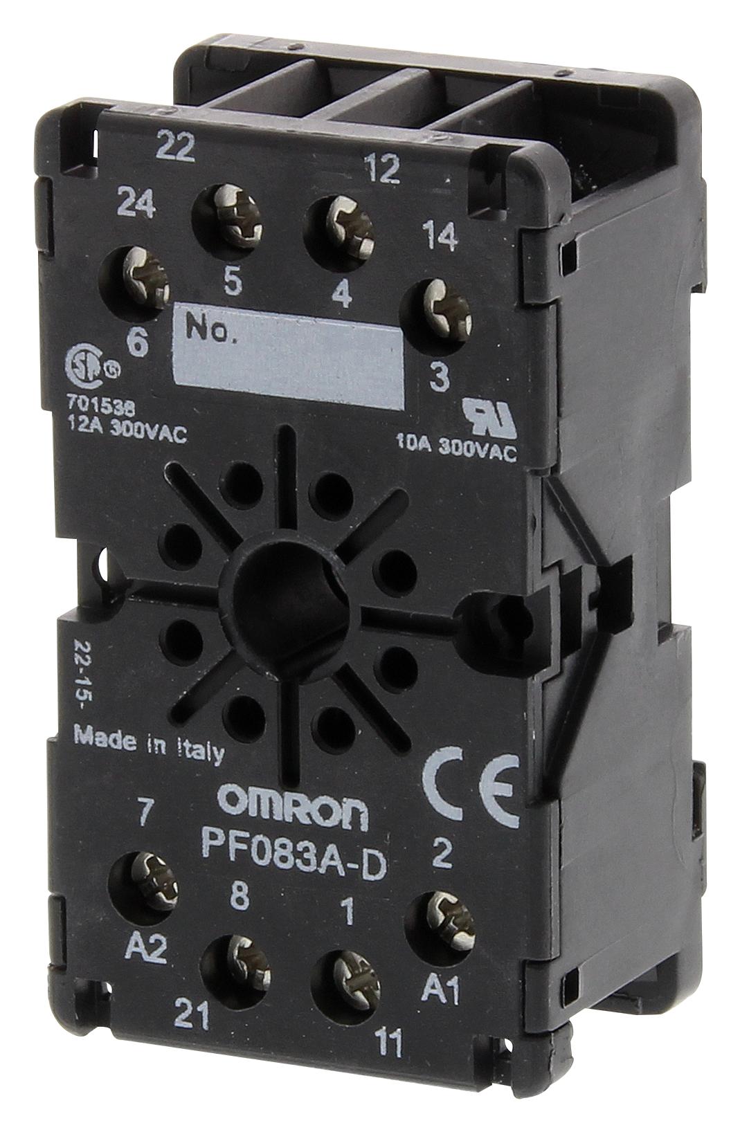 OMRON INDUSTRIAL AUTOMATION PF083A-D.2 Zócalos De Relé