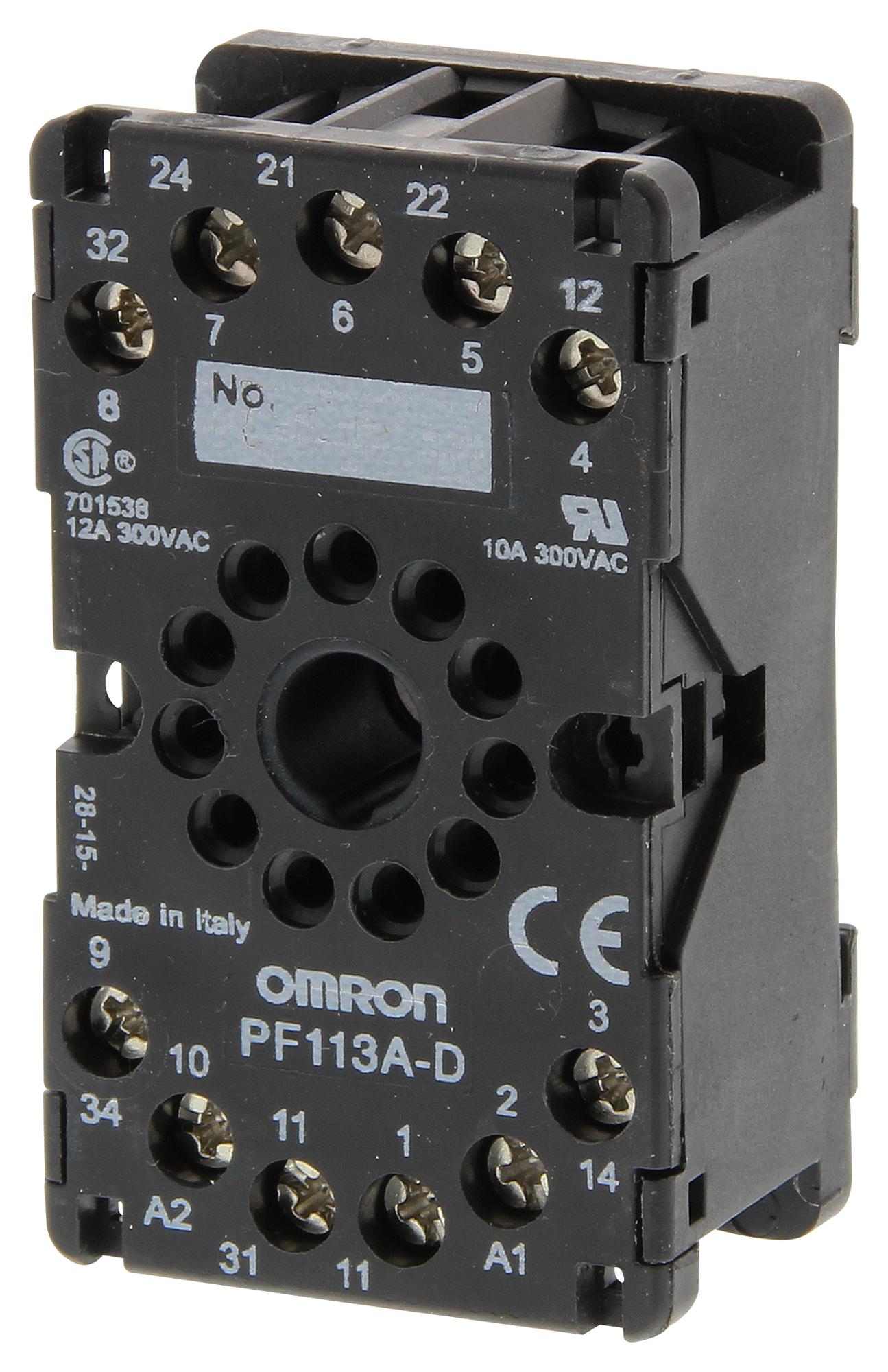 OMRON INDUSTRIAL AUTOMATION PF113A-D.2 Zócalos De Relé