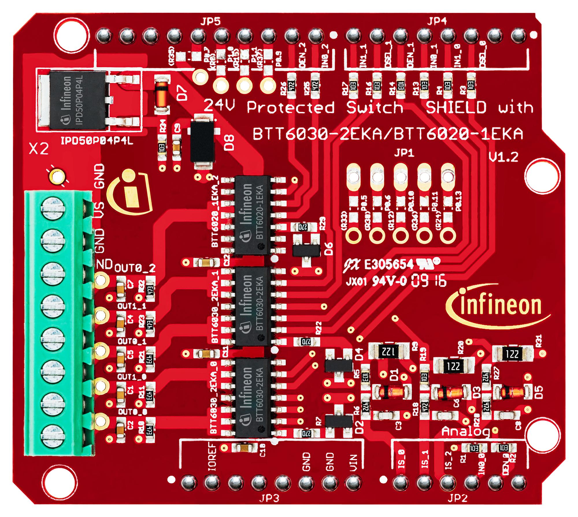 INFINEON 24VSHIELDBTT6030TOBO1 Potencia Embebida