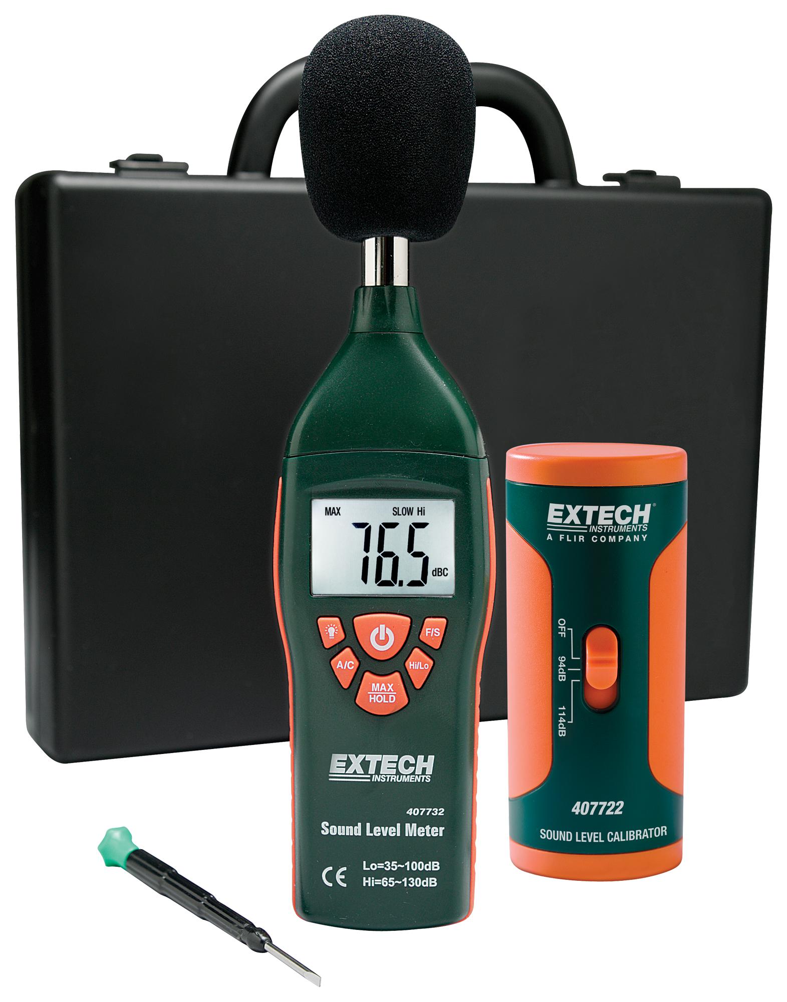 EXTECH INSTRUMENTS 407732-KIT Comprobación Y Medida De Nivel Acústico