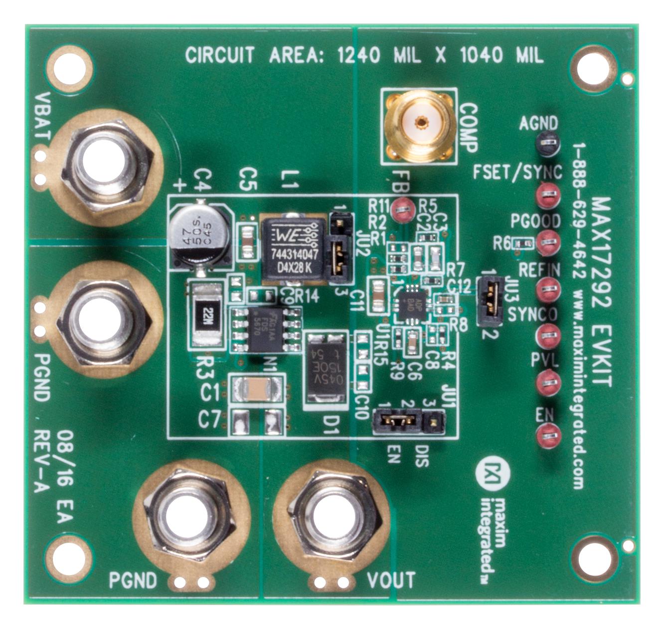 ANALOG DEVICES MAX17292EVKIT# Kits De Desarrollo Para Gestión De Alimentación - Controlador PWM