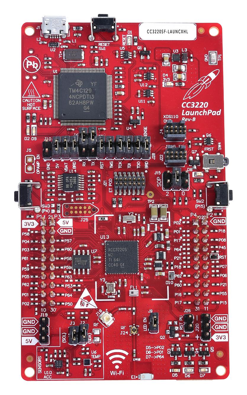 TEXAS INSTRUMENTS CC3220SF-LAUNCHXL Kits De Desarrollo Integrado - ARM