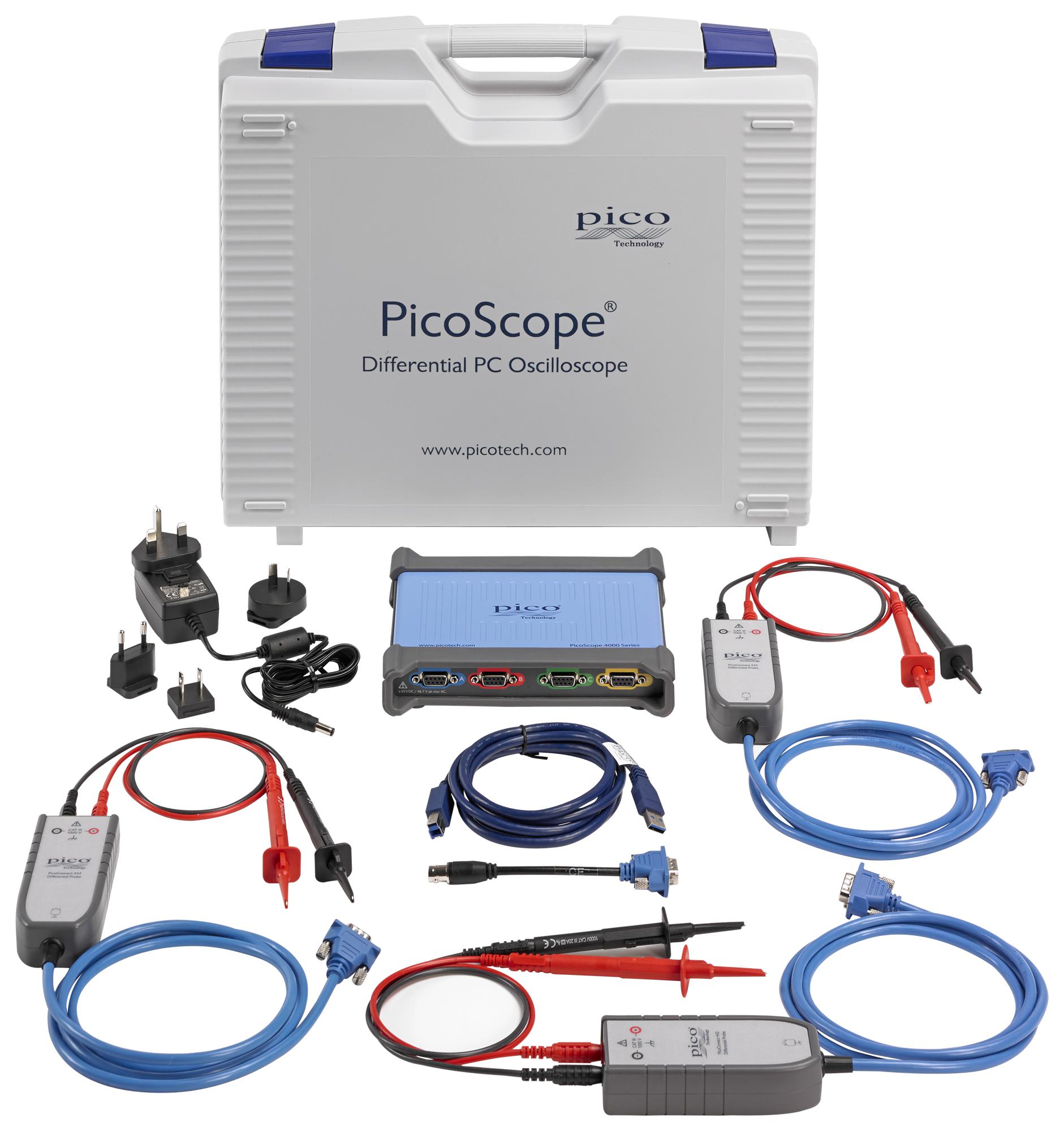 PICO TECHNOLOGY PICOSCOPE 4444 1000 V KIT Osciloscopios Para PC