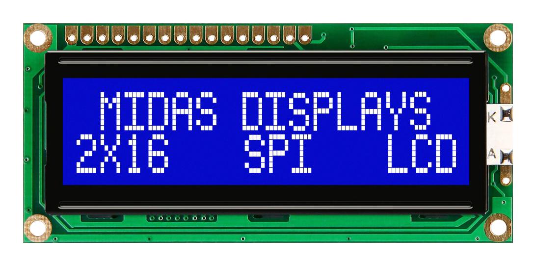 MIDAS DISPLAYS MC21605C6W-BNMLWS-V2 Pantallas LCD Alfanuméricas