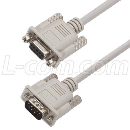 L-COM CS2N9MF-50 Cables Para Ordenador