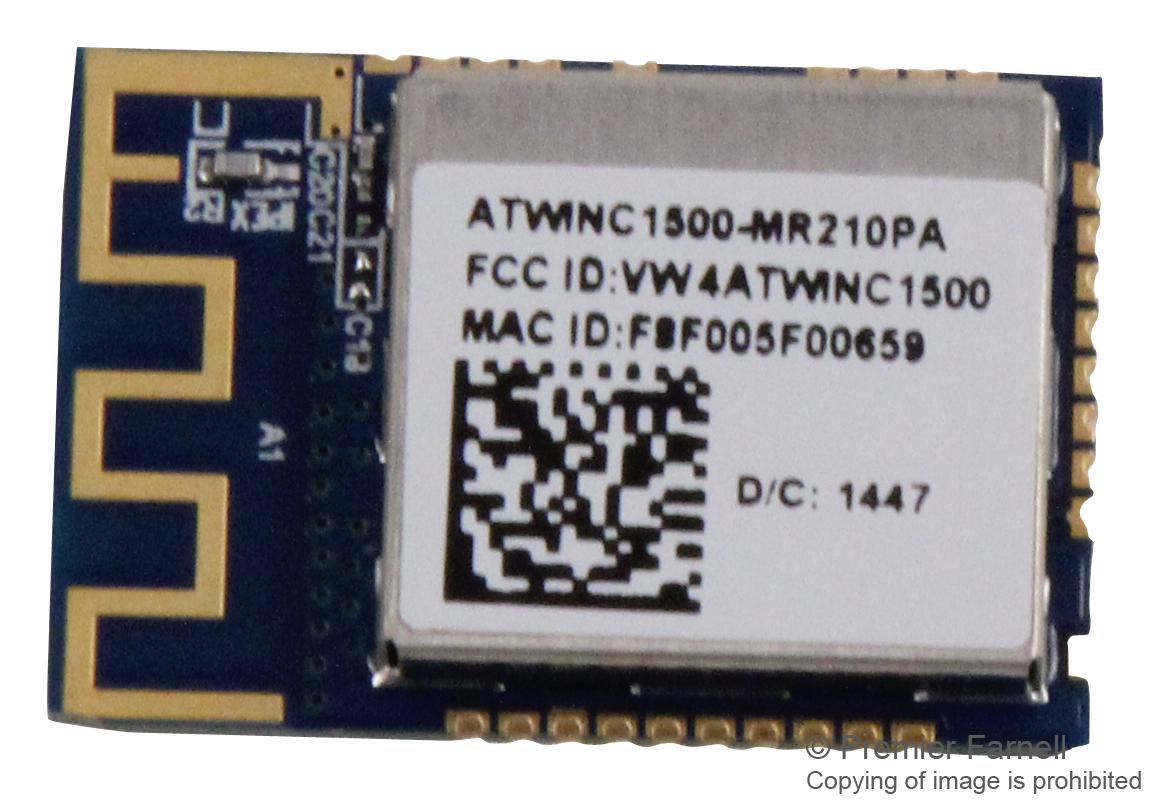 MICROCHIP ATWINC1510-MR210PB1954 Módulos WLAN Y Adaptadores USB