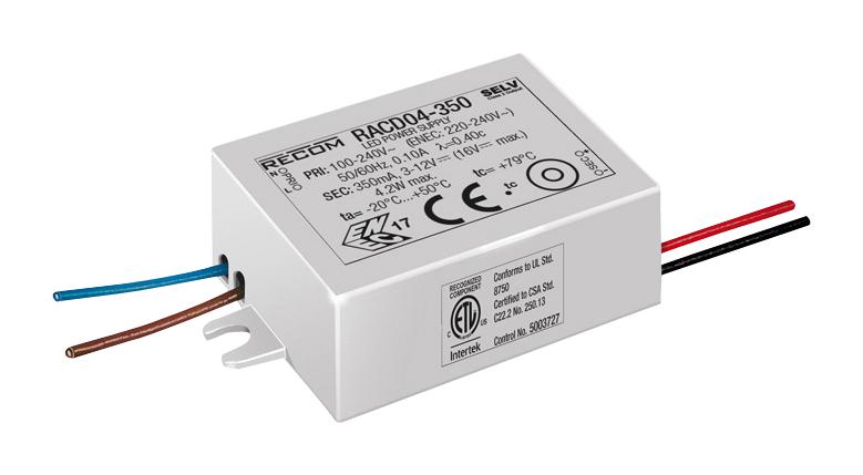 RECOM POWER RACD04-700 Fuentes De Alimentación Para LED AC / DC