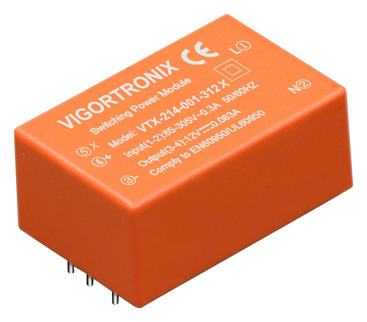 VIGORTRONIX VTX-214-001-315X Convertidores De Montaje En PCB (AC / DC)