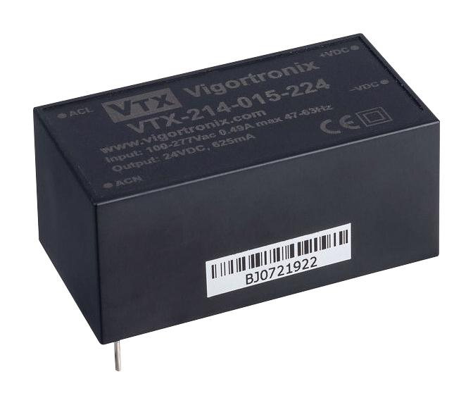 VIGORTRONIX VTX-214-015-215 Convertidores De Montaje En PCB (AC / DC)