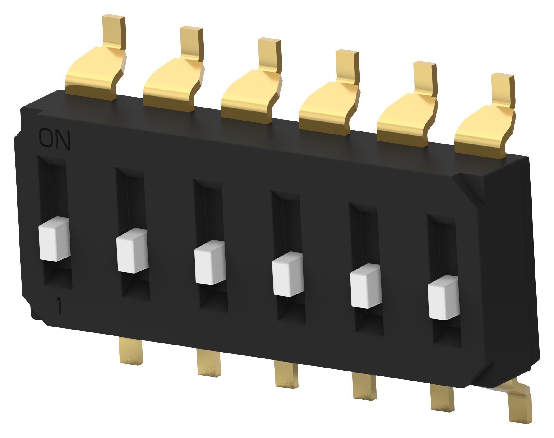 ALCOSWITCH - TE CONNECTIVITY EDS06SGNNTU04Q Interruptores DIP Y SIP