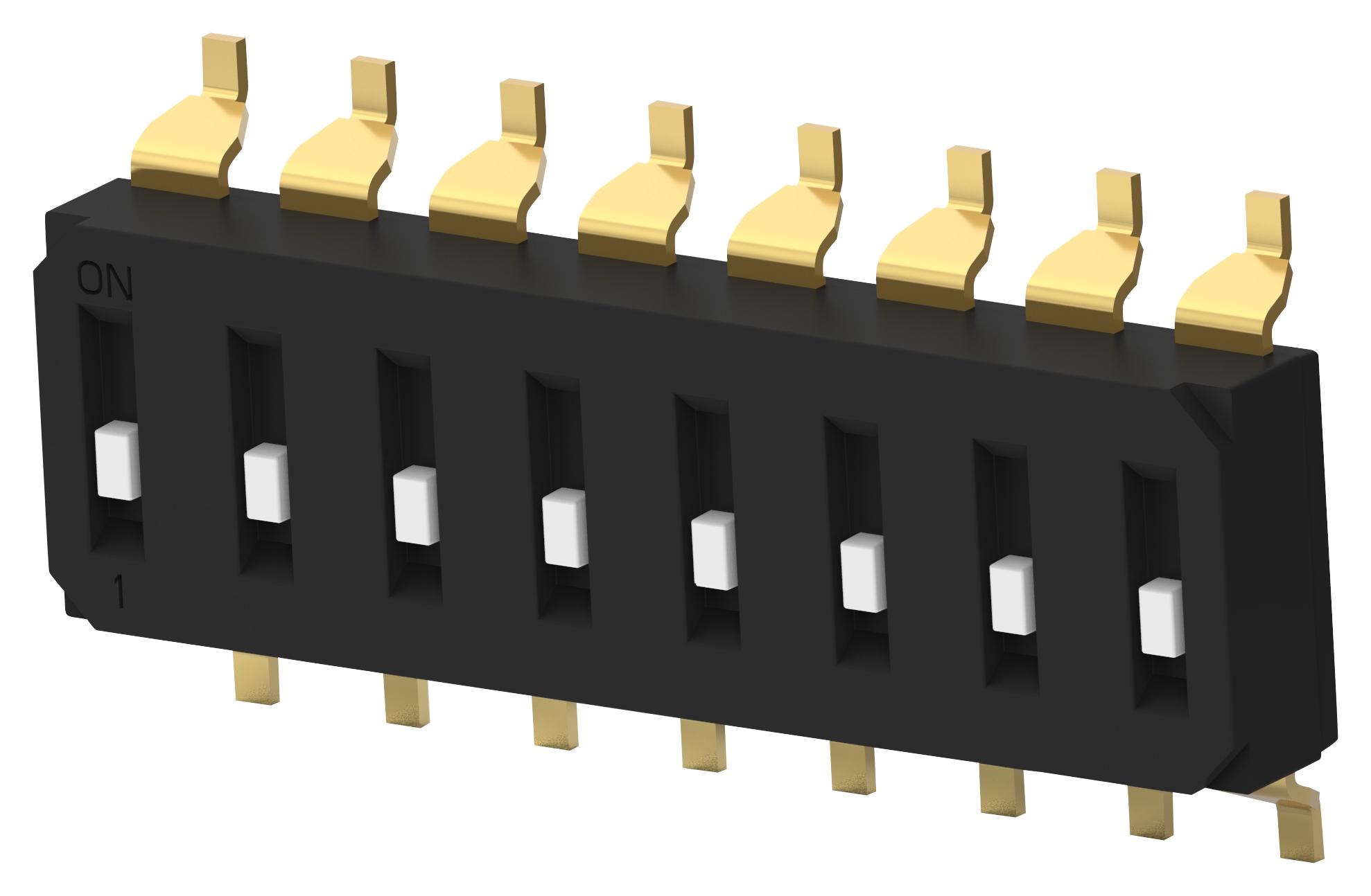 ALCOSWITCH - TE CONNECTIVITY EDS08SGRSTU04Q Interruptores DIP Y SIP