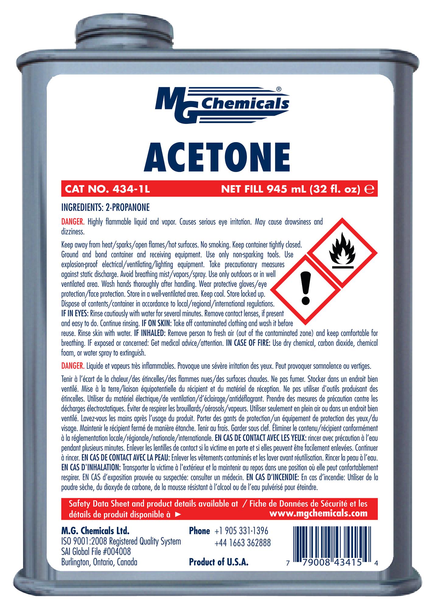 MG CHEMICALS 434-1L Limpiadores Y Desengrasantes