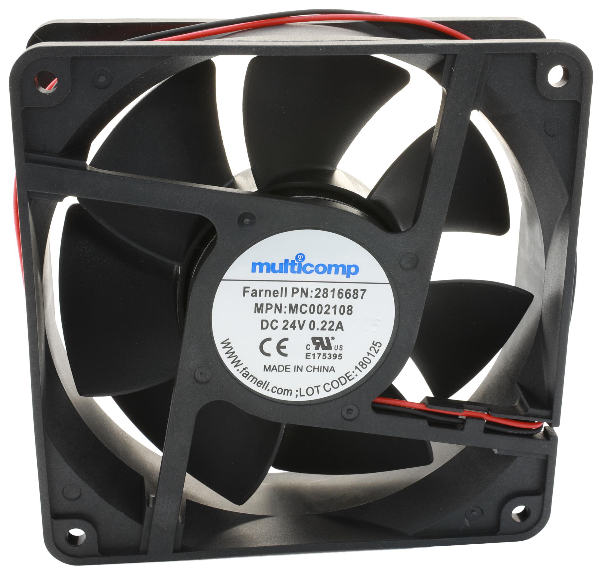 MULTICOMP PRO MC002108 Ventiladores Axiales DC