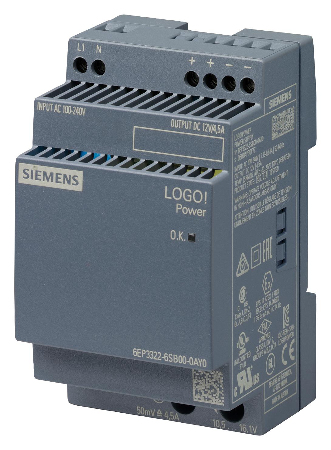 SIEMENS 6EP3322-6SB10-0AY0 Convertidores De Montaje En Carril DIN (AC / DC)