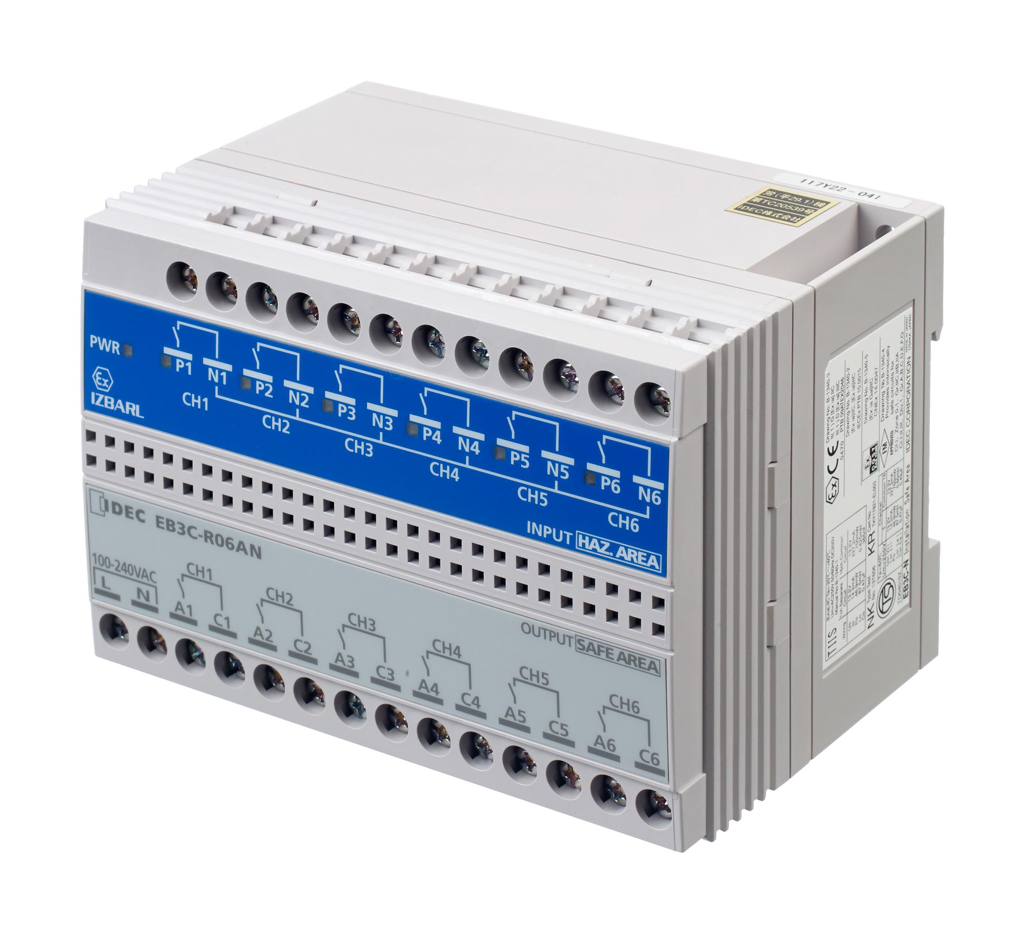 IDEC EB3C-R06AN Acondicionadores De Señal De Seguridad Intrínseca