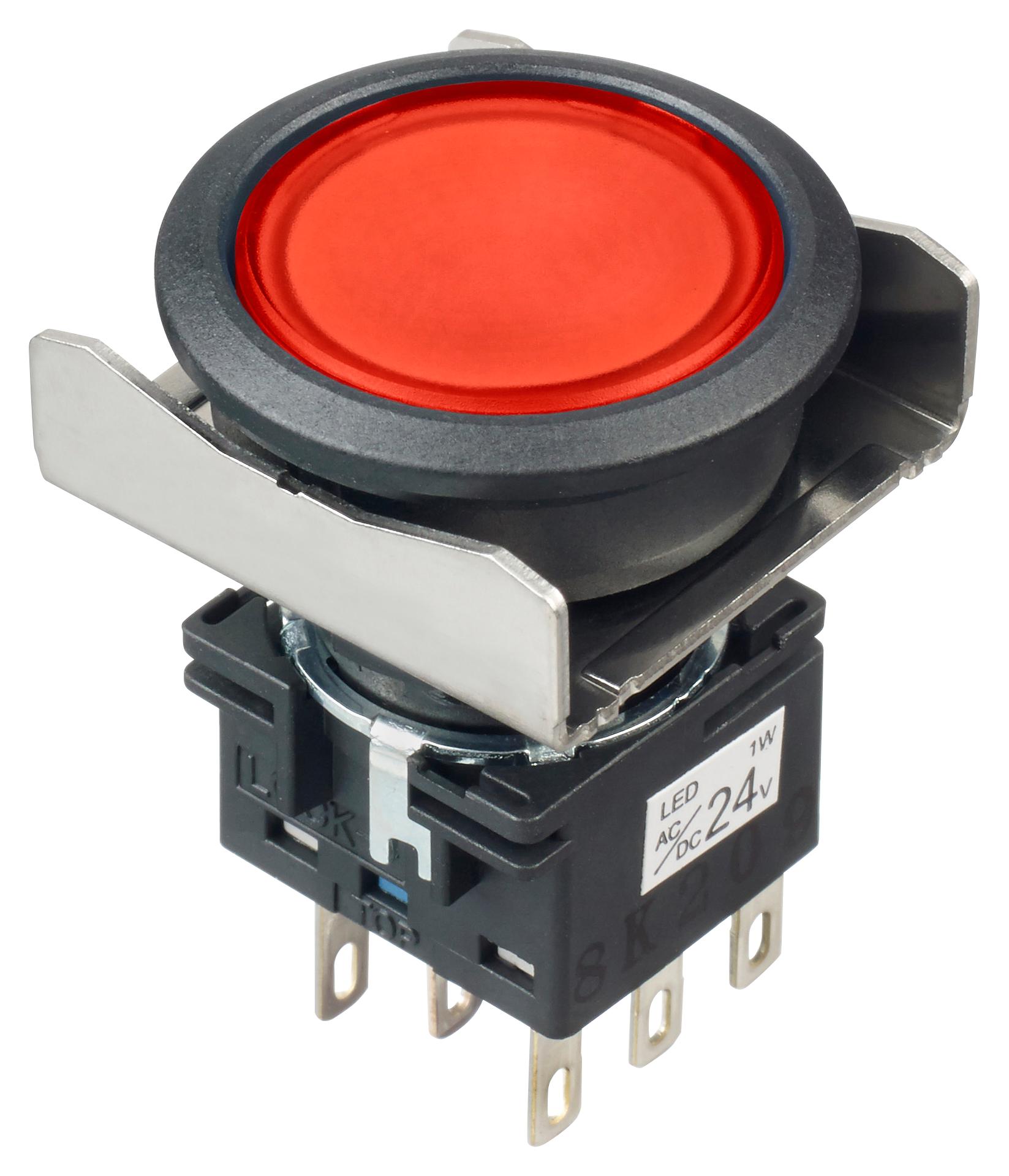 IDEC LBW6L-M1RT64WR Interruptores Industriales Con Pulsador