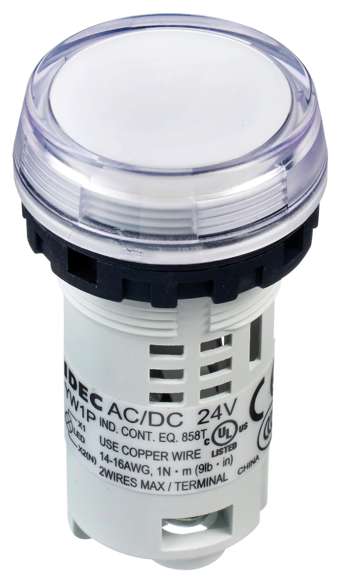 IDEC YW1P-1BUQ4PW Indicadores LED De Color Único