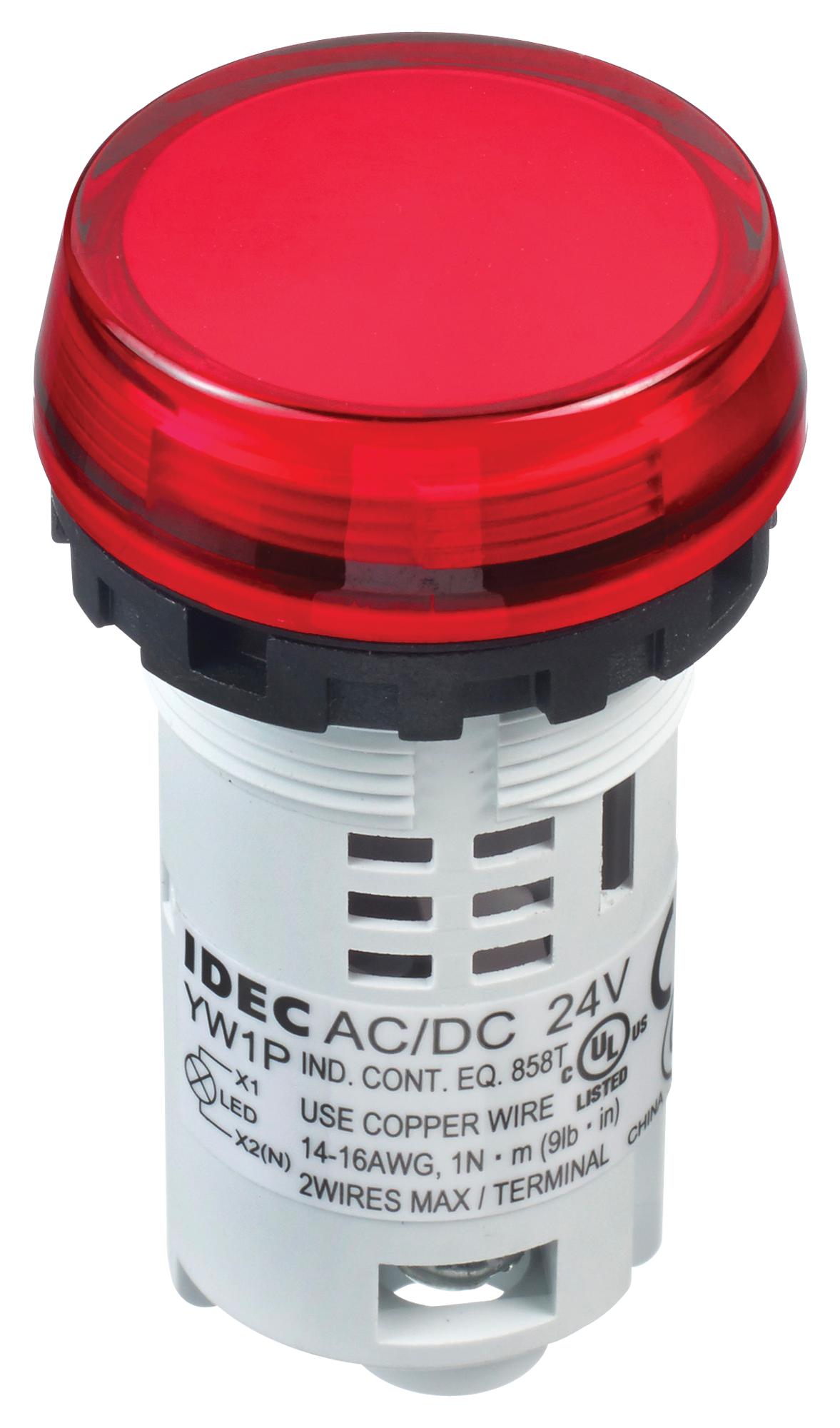 IDEC YW1P-1BUQ4R Indicadores LED De Color Único