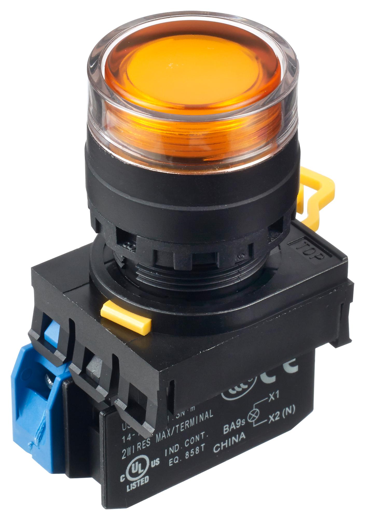 IDEC YW1L-MF2E10QM3A Interruptores Industriales Con Pulsador